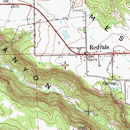 Topographic Map of Johnstown Mine, CO