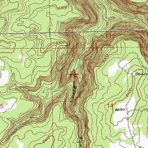 Topographic Map of Morning Mine, CO