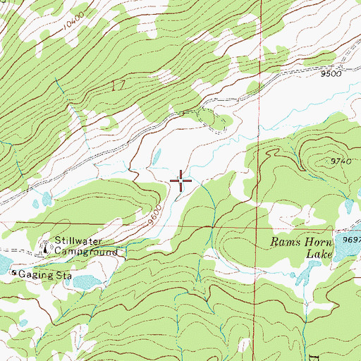 Topographic Map of Dome Creek, CO