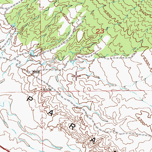 Topographic Map of Vacation Mine, CO