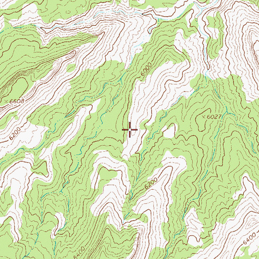 Topographic Map of Shiprock Group Mine, CO