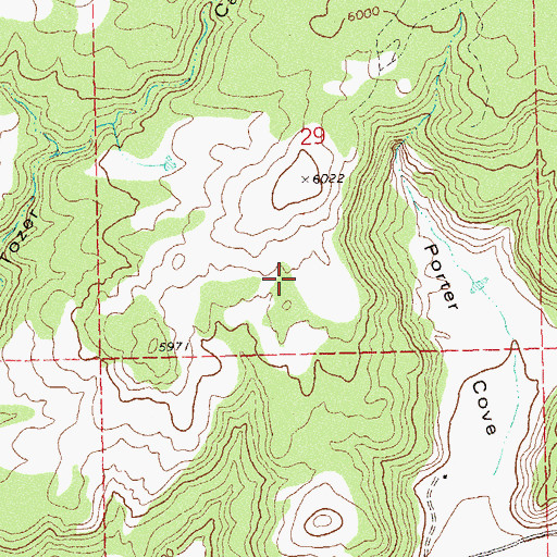 Topographic Map of Karla Kay Mine, CO