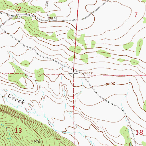 Topographic Map of Golden Calf Mine, CO