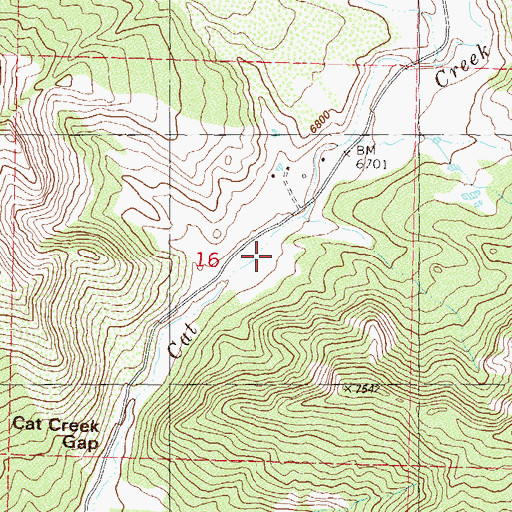 Topographic Map of Italian Mine, CO