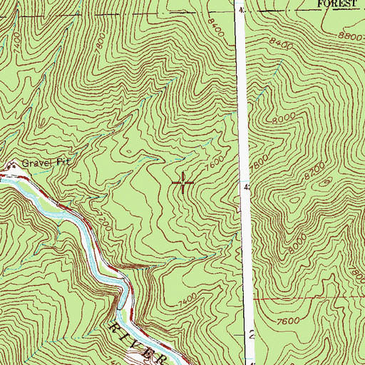 Topographic Map of Sunup Mine, CO