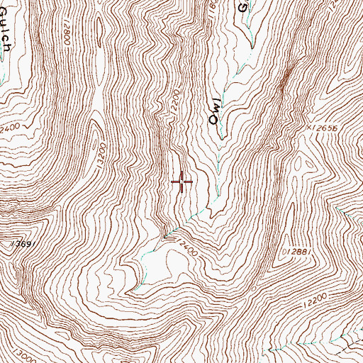 Topographic Map of Henderson Mine, CO