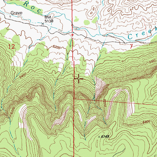 Topographic Map of Big Chief Mine, CO