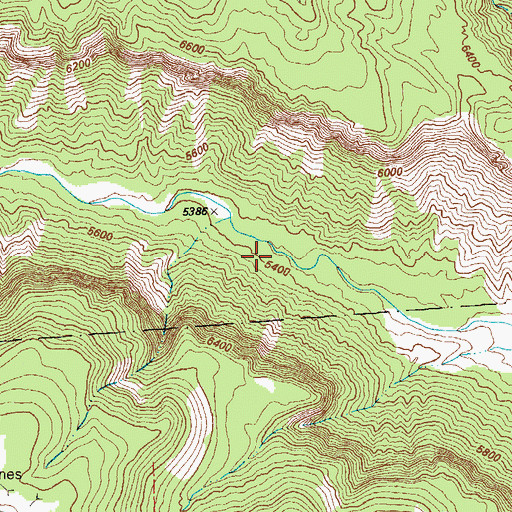 Topographic Map of Rogers Mine, CO
