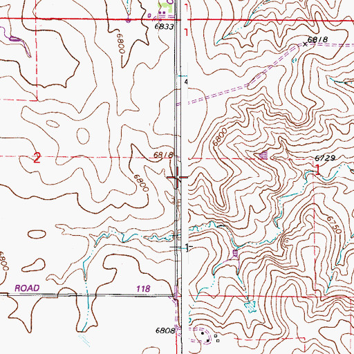 Topographic Map of Jenny Lode, CO