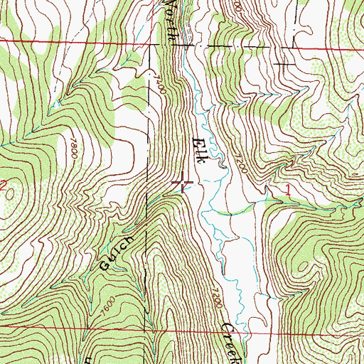 Topographic Map of Deadman Gulch, CO