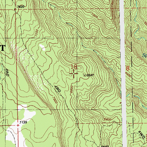 Topographic Map of Gateway Mine, CO