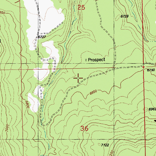 Topographic Map of Ava Jay Mine, CO