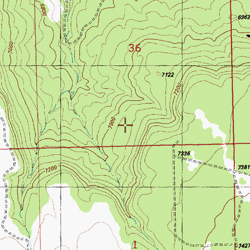 Topographic Map of Happy Jack Mine, CO