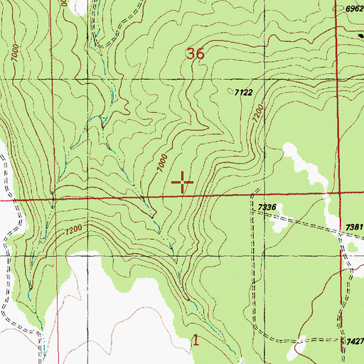 Topographic Map of Jackie Walls Mine, CO