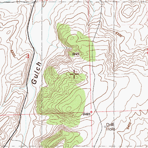 Topographic Map of September Morn Claims, CO