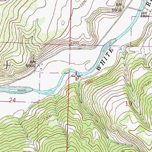 Topographic Map of Greenstreet Creek, CO