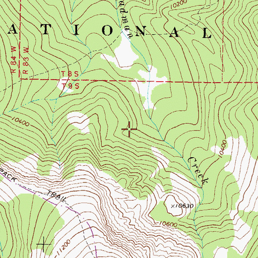 Topographic Map of Country Boy Mine, CO