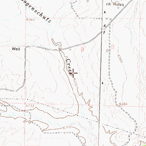Topographic Map of Leon Claims, CO