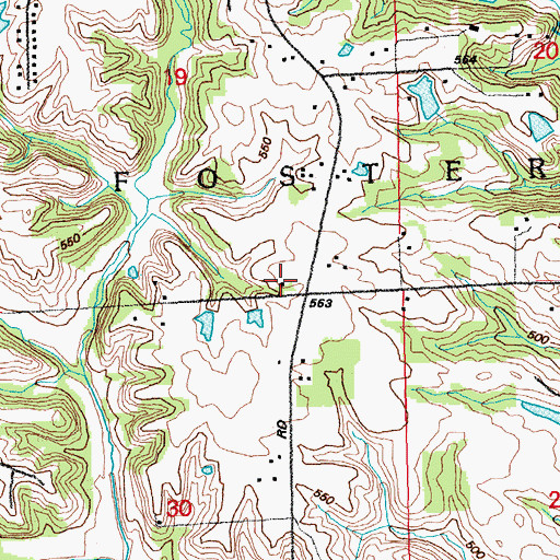 Topographic Map of Bockstruck School (historical), IL