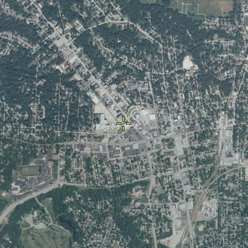 Aerial/Satellite Image of Madison County Courthouse, IL
