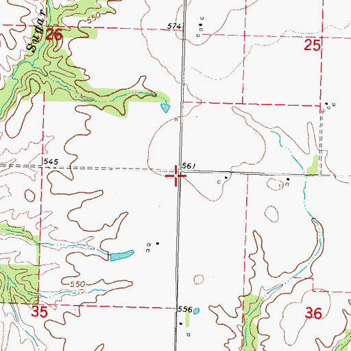 Topographic Map of Wider Range School (historical), IL