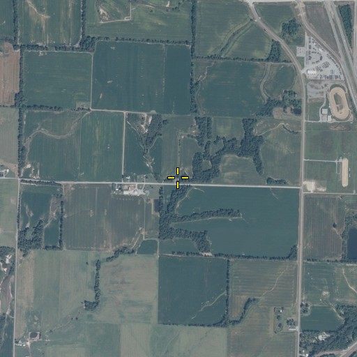 Aerial/Satellite Image of McLaughlin School (historical), IL