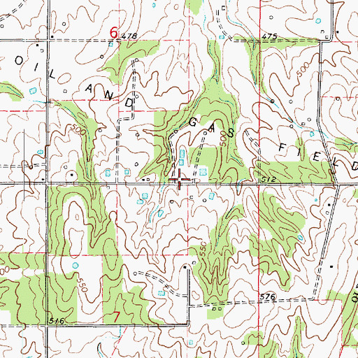 Topographic Map of Price School (historical), IL