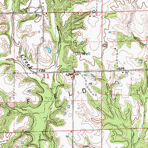 Topographic Map of Taylor School (historical), IL