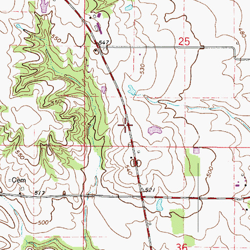 Topographic Map of Wheeler School (historical), IL