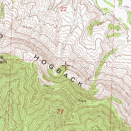 Topographic Map of Cherry Creek, CO