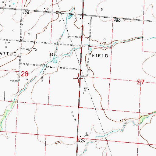 Topographic Map of Sunnyside School (historical), IL