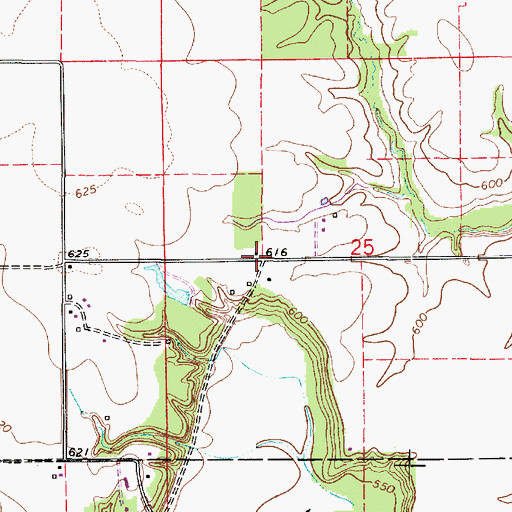 Topographic Map of Jones School (historical), IL