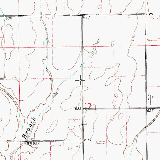 Topographic Map of Manley School (historical), IL
