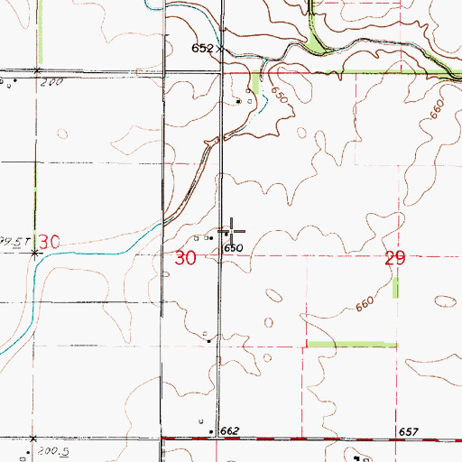 Topographic Map of Maple Grove School (historical), IL