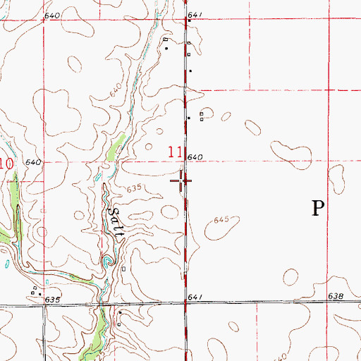 Topographic Map of Scott School (historical), IL