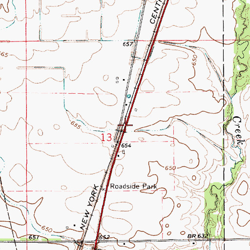 Topographic Map of Scotts, IL