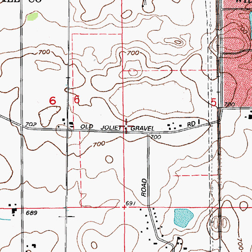 Topographic Map of Lombard School (historical), IL