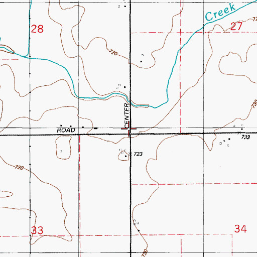 Topographic Map of Schafer School (historical), IL
