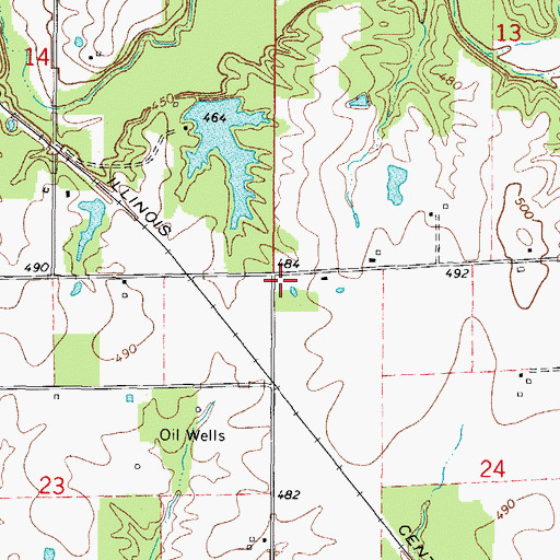 Topographic Map of Bird School (historical), IL