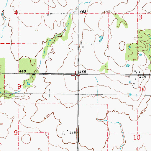Topographic Map of Taylor School (historical), IL