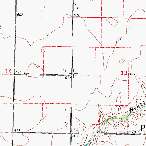 Topographic Map of Kentucky School (historical), IL