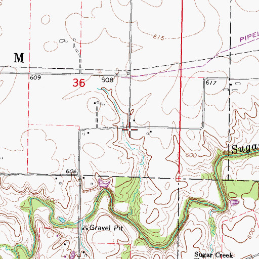 Topographic Map of Union School (historical), IL
