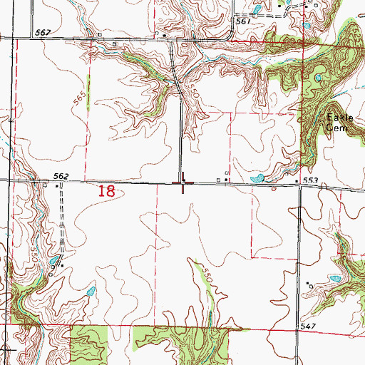 Topographic Map of Alton School (historical), IL