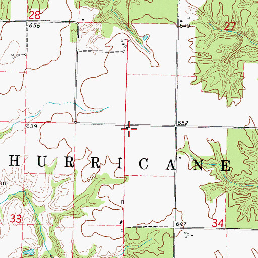 Topographic Map of Craigtown School (historical), IL