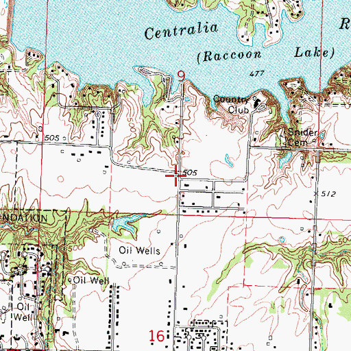 Topographic Map of Maple Grove School (historical), IL