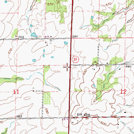 Topographic Map of Rainey School (historical), IL