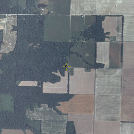 Aerial/Satellite Image of Shadden School (historical), IL