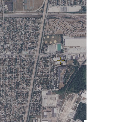 Aerial/Satellite Image of Corliss High School, IL