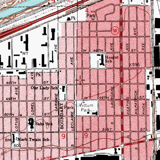Topographic Map of Archer Limits, IL