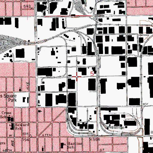 Topographic Map of Armour Patch, IL